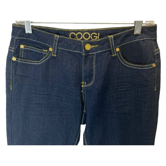 Vintage Coogi Jeans Embellished Embroidered Rainbow Pocket 28 x 32 Y2K Size 5/6 - Picture 2 of 10